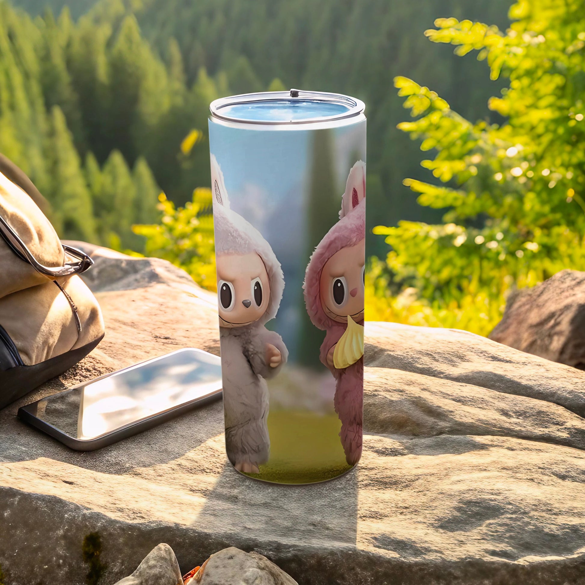 Cute Animal Characters Insulated Tumbler for Outdoor Adventures