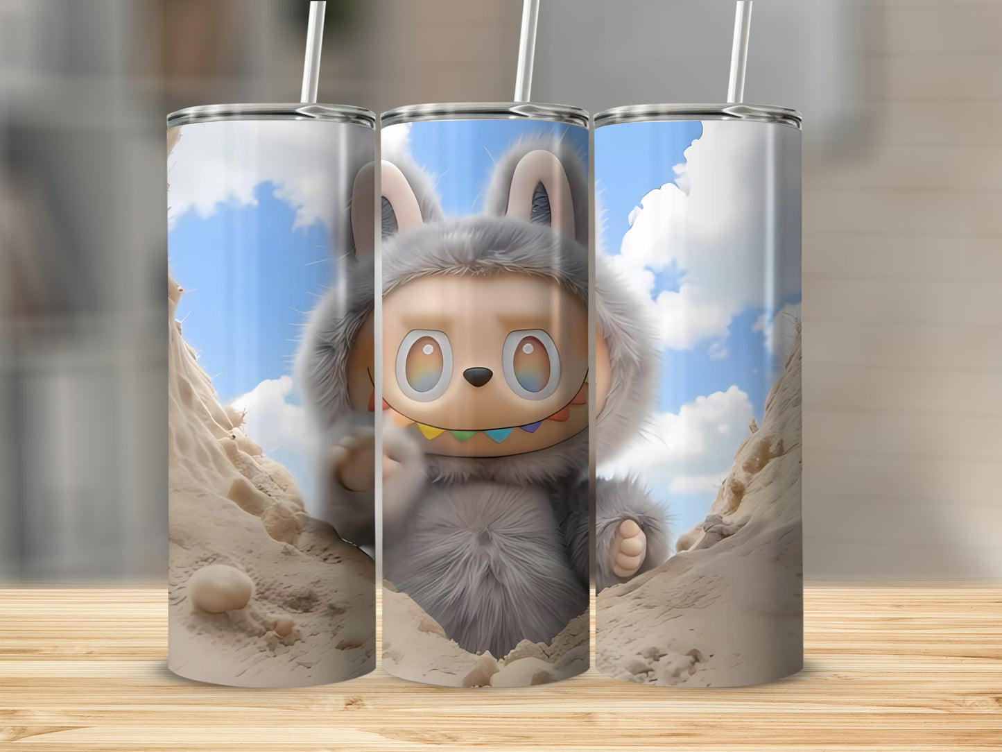 Cute Cartoon Character Desert Adventure Tumbler