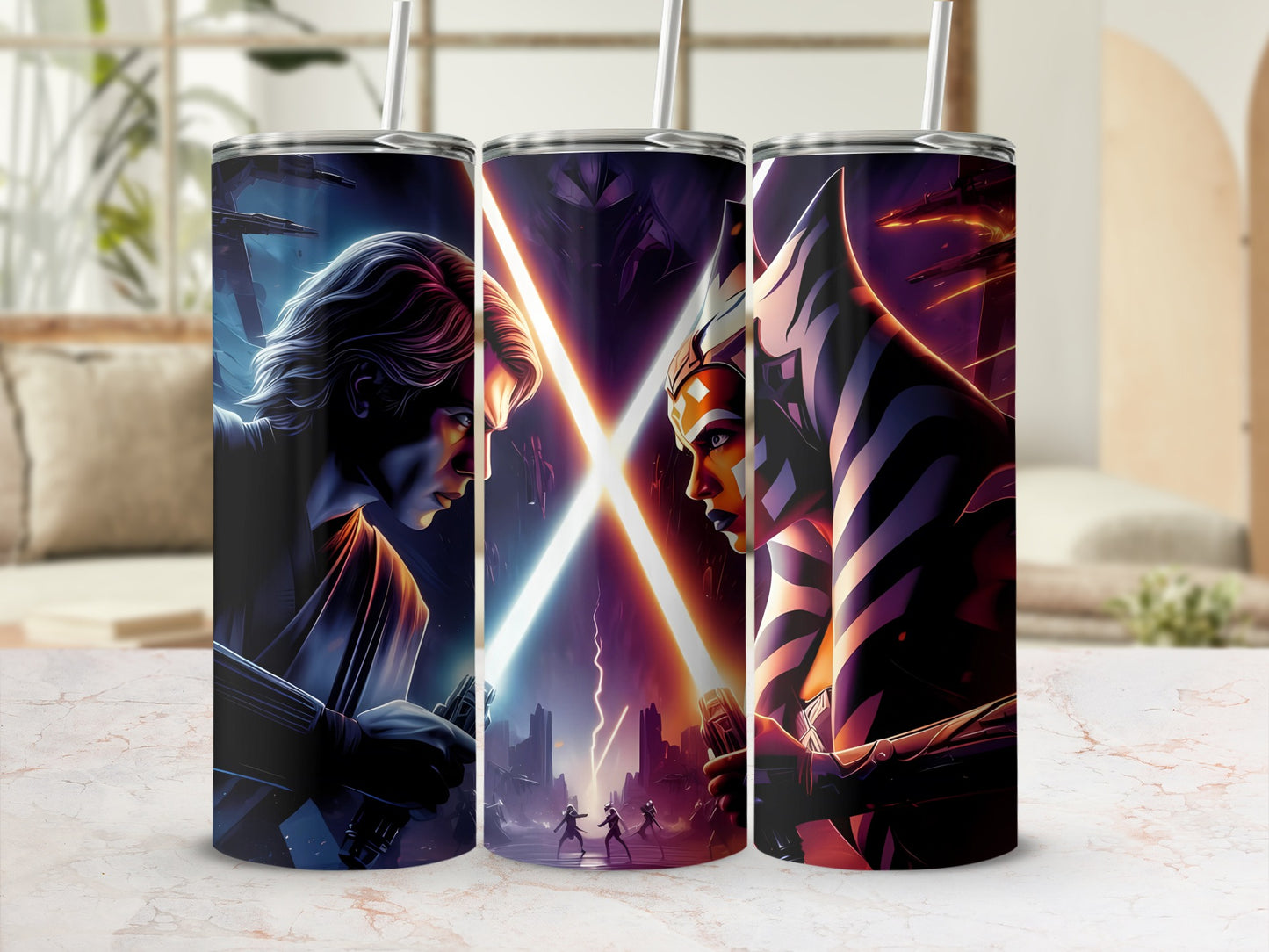 Anakin Ahsoka Lightsaber Confrontation Galactic product type