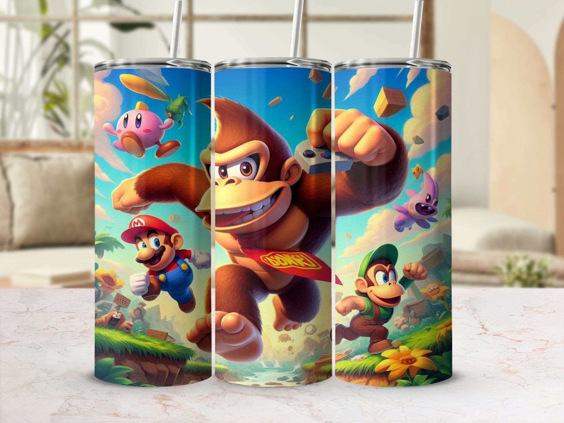 Colorful Character Adventure Scene Tumbler Product