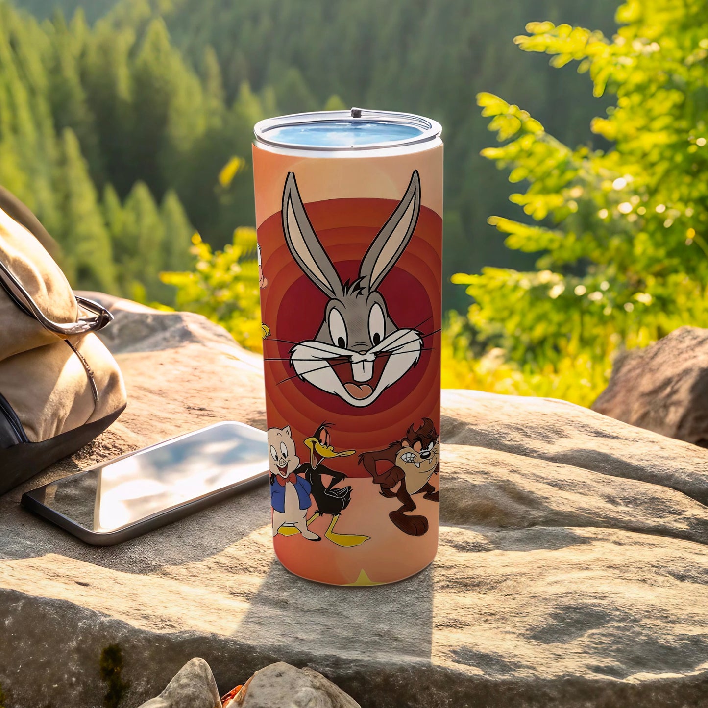 Vibrant Cartoon Characters Insulated Tumbler Cup