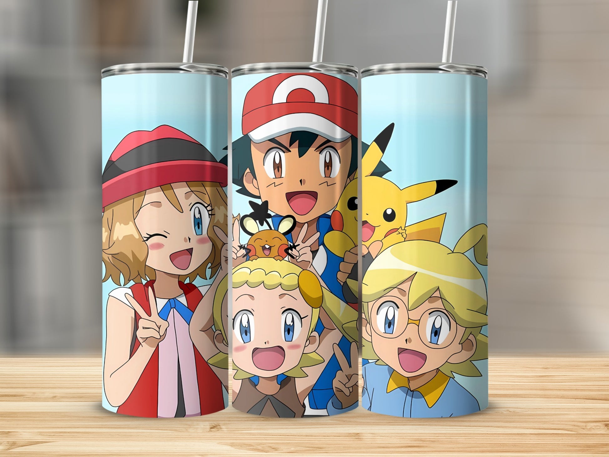 Anime Character Design Stainless Steel Tumbler