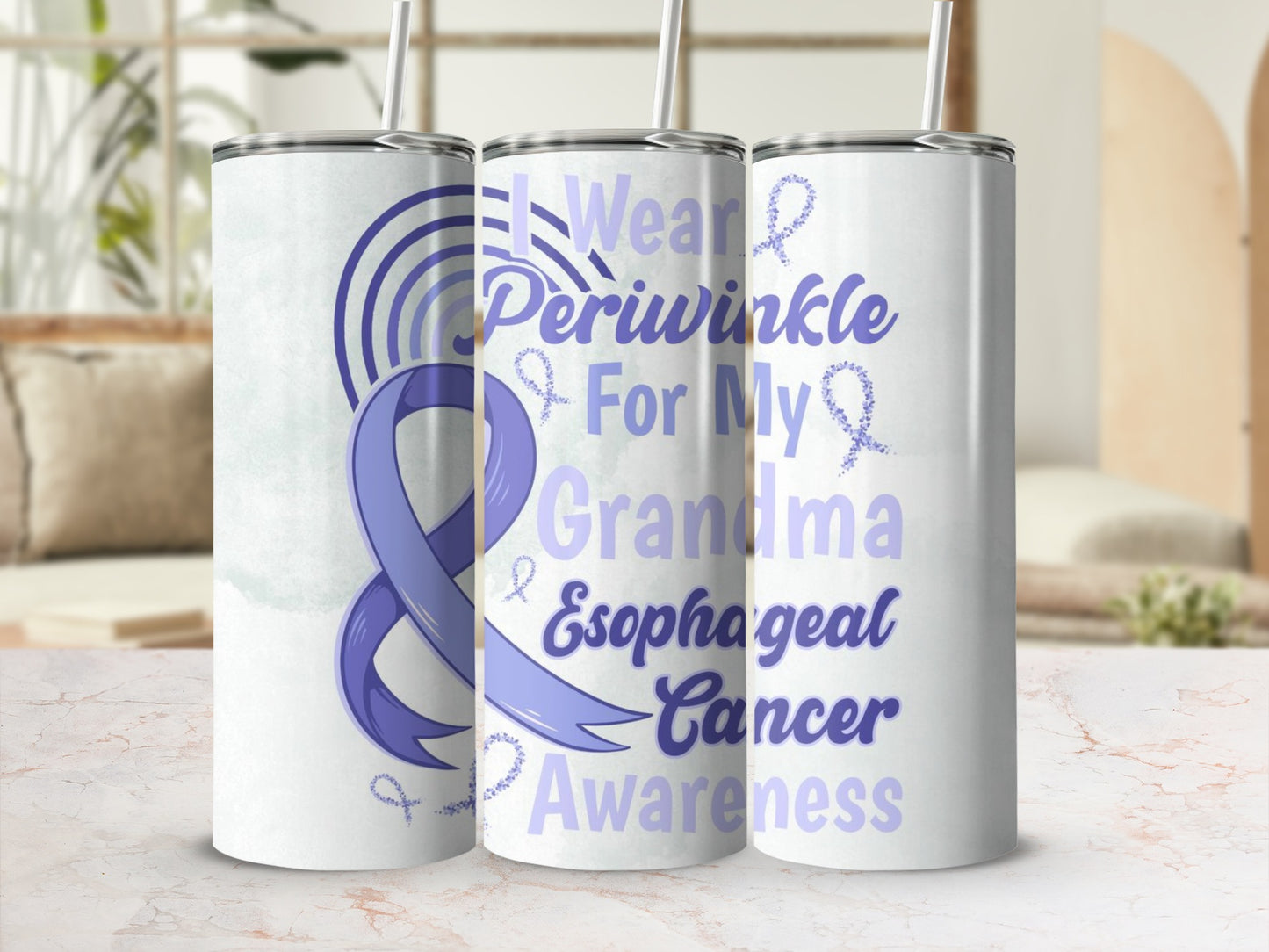 I Wear Periwinkle For My Grandma Esophageal Cancer Awareness