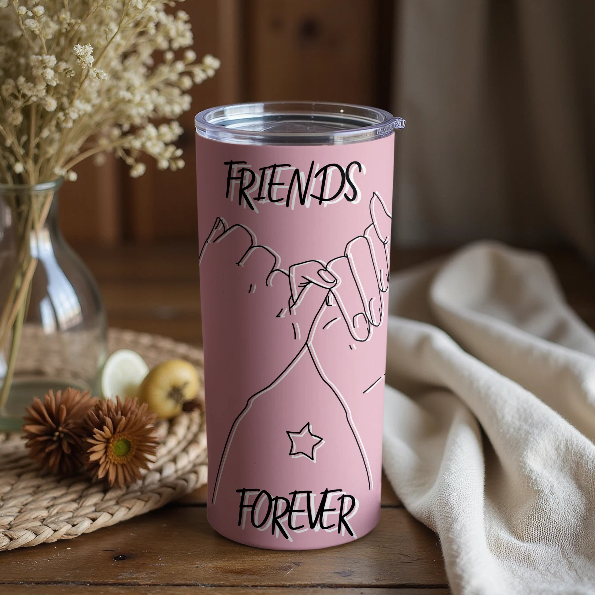 Friends Forever Pinky Promise Tumbler Cup