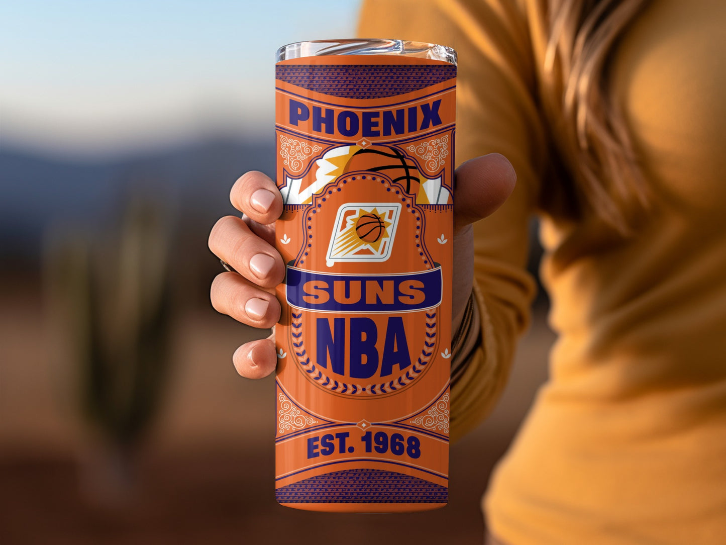 Phoenix Suns NBA Established 1968 Basketball Team Tumbler