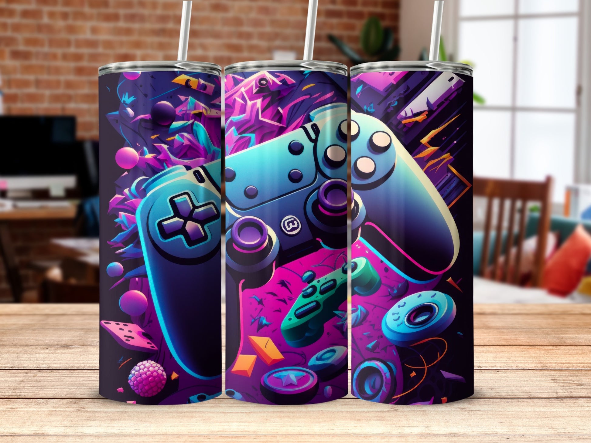 Vibrant Gaming Controller Graphic Design product