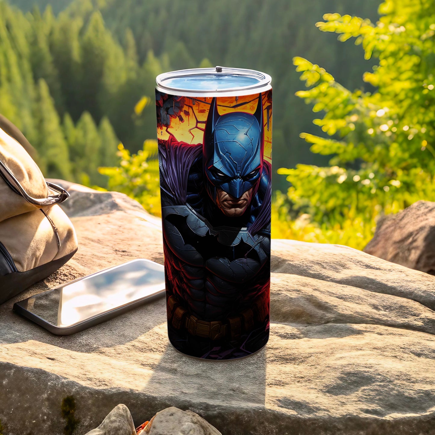 Batman Graphic Tumbler for Outdoor Adventures Accessory
