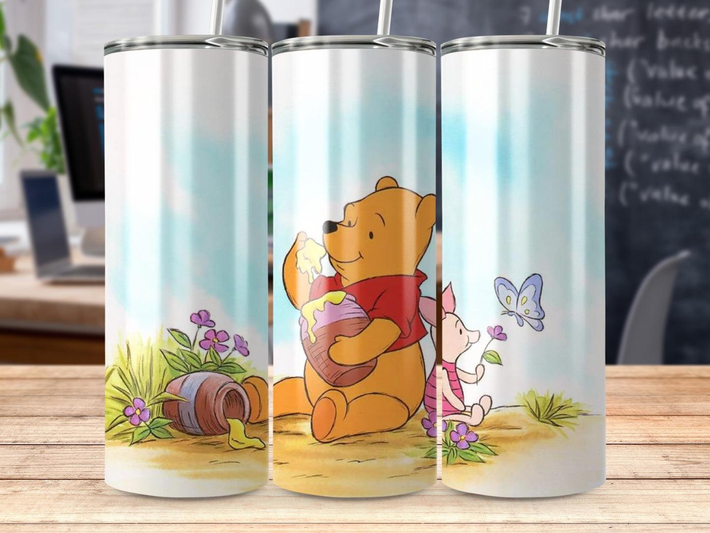 Winnie the Pooh and Piglet Summer Tumbler Cup