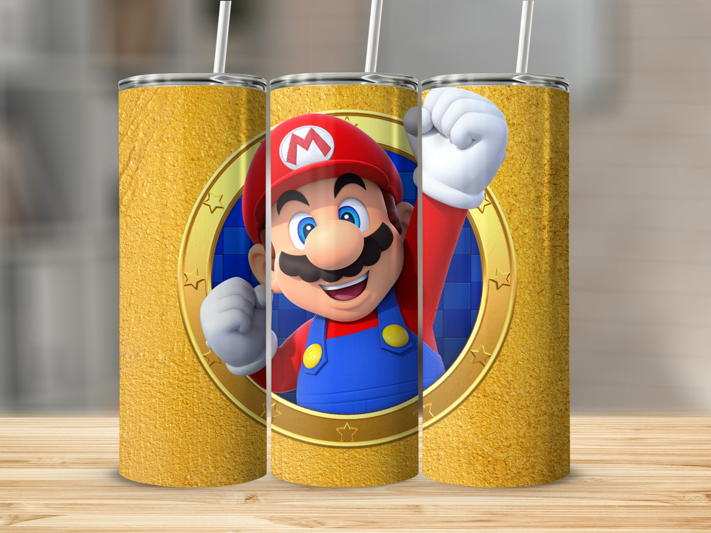 Super Mario Gaming Character Insulated Tumbler