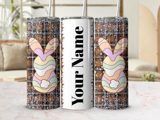 Personalized Easter Bunny Tumbler with Name Customization