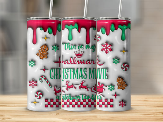 This Is My Hallmark Christmas Movie Watching Tumbler