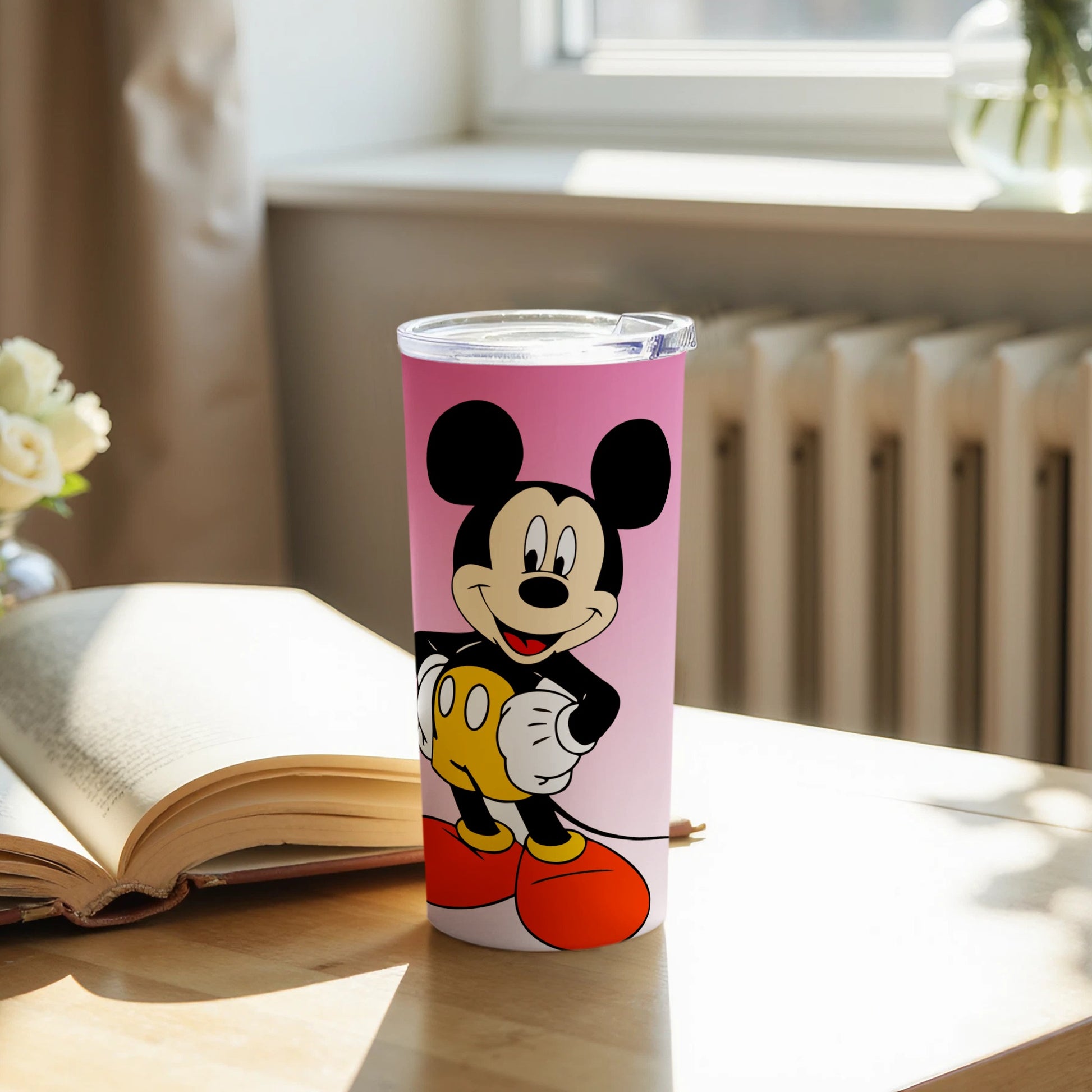 Mickey Mouse Design Colorful Tumbler for Kids and Adults