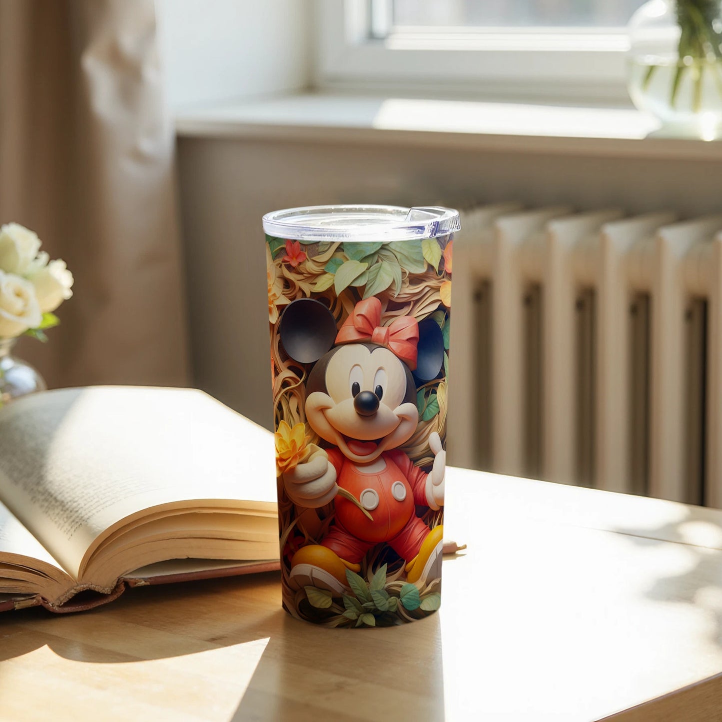 Disney Character Themed Vibrant Tumbler With Lid