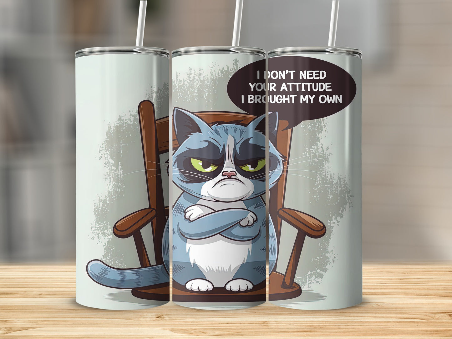 Grumpy Cat I DON'T NEED YOUR ATTITUDE I BROUGHT MY OWN product type