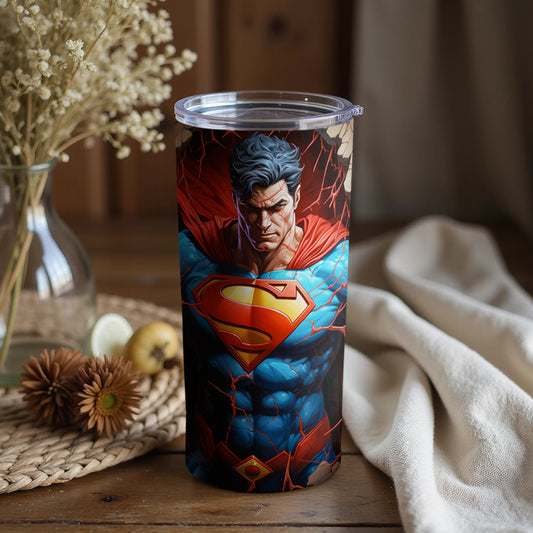 Vibrant Superhero Graphic Insulated Tumbler Product