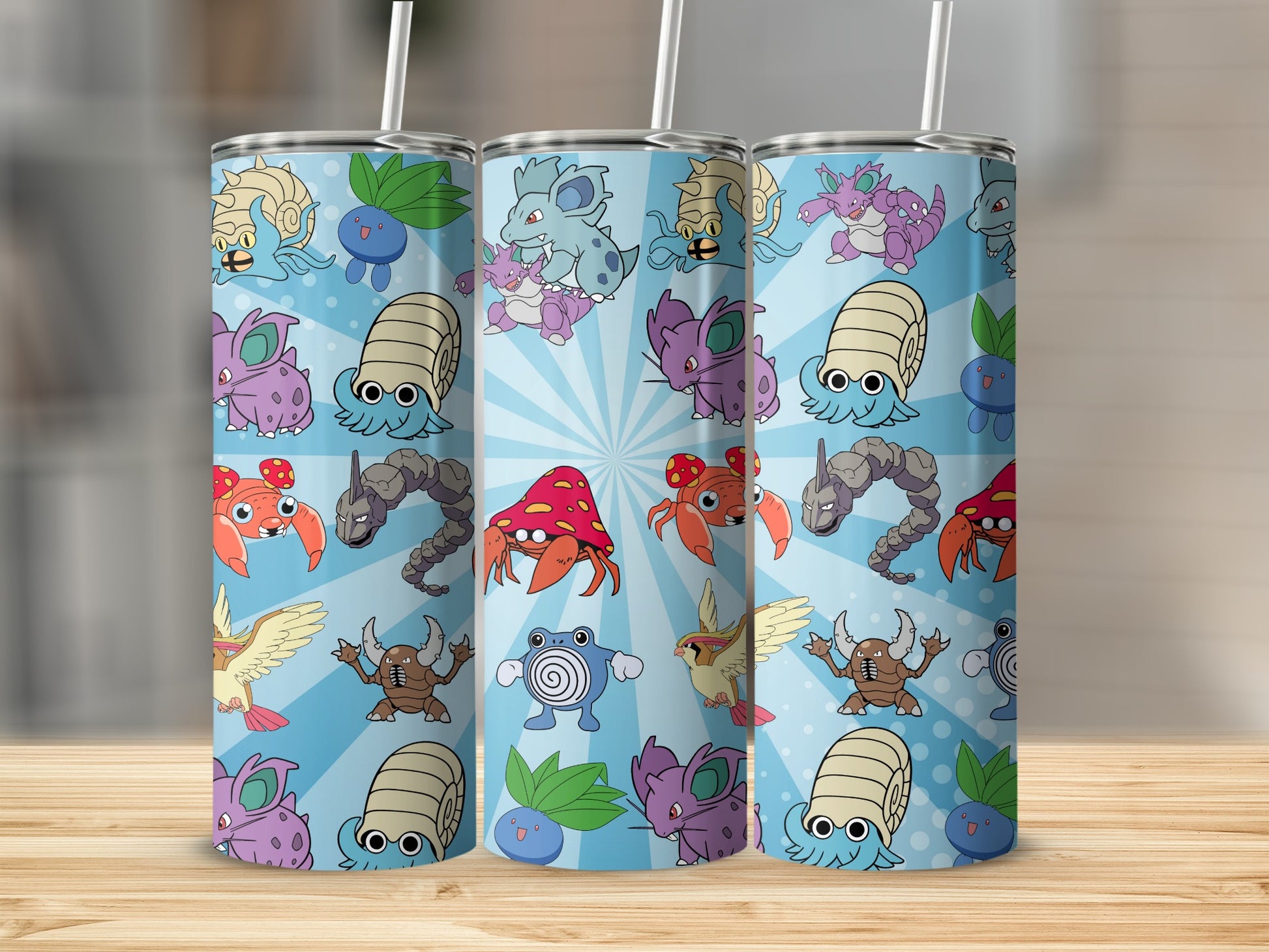 Colorful Cartoon Creature Pattern Tumbler Product