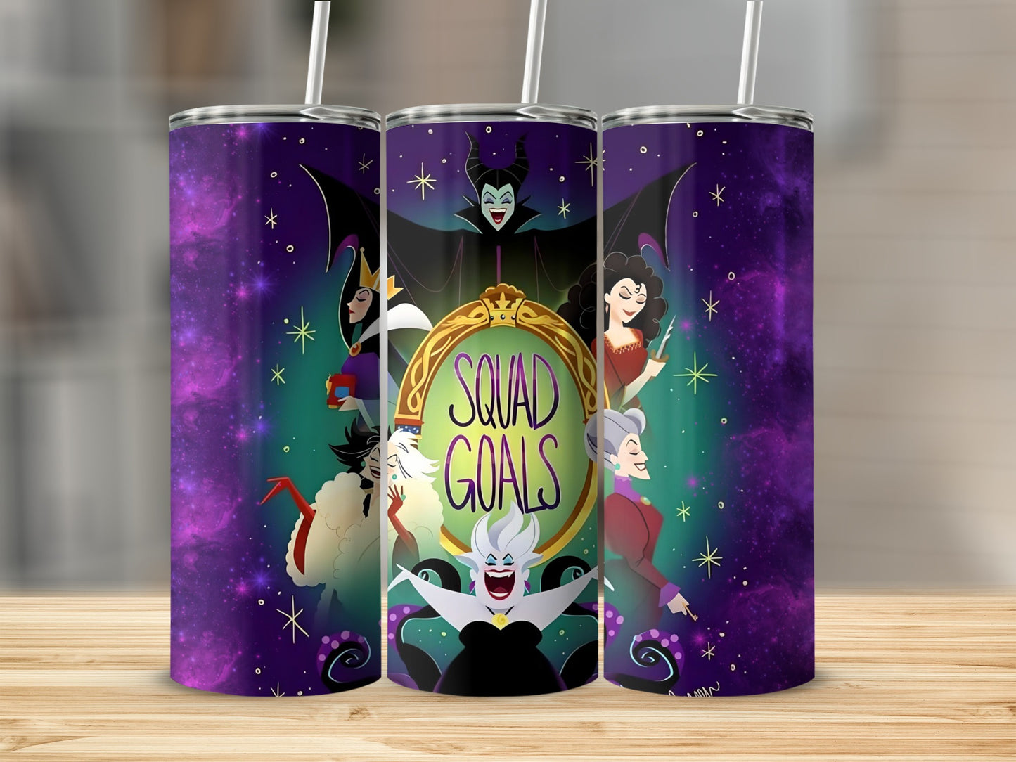 Squad Goals Villain Characters Tumbler Cup Mug