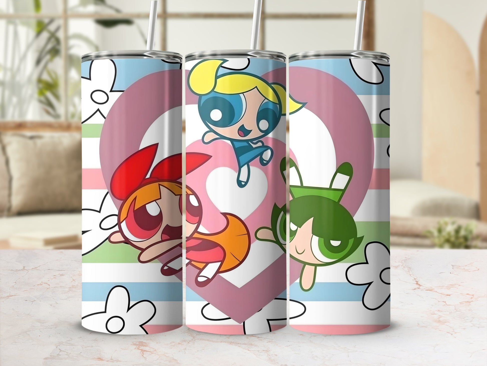 Cute Cartoon Character Design 20oz Tumbler Cup