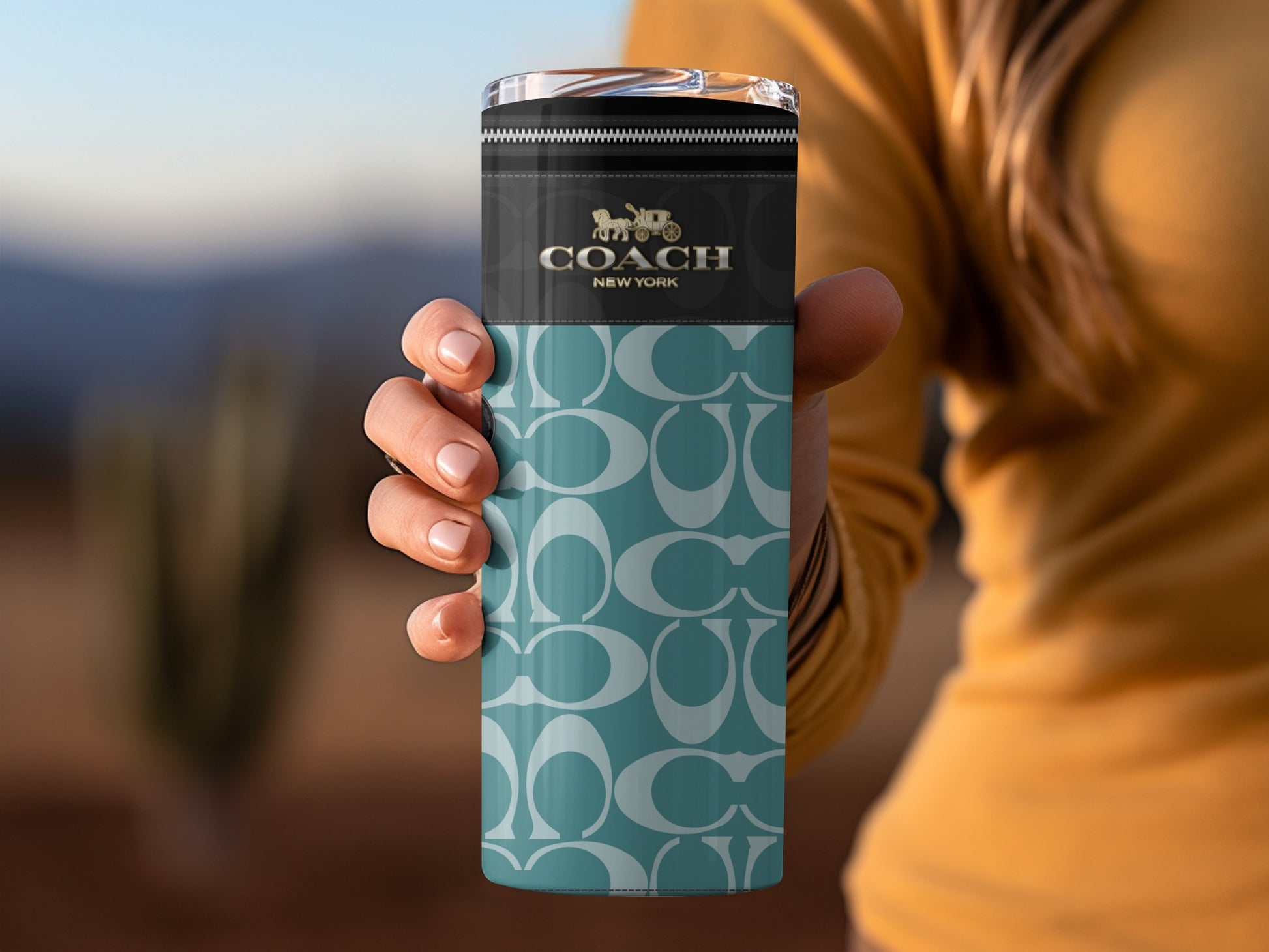 Stylish Coach New York Designer Travel Mug