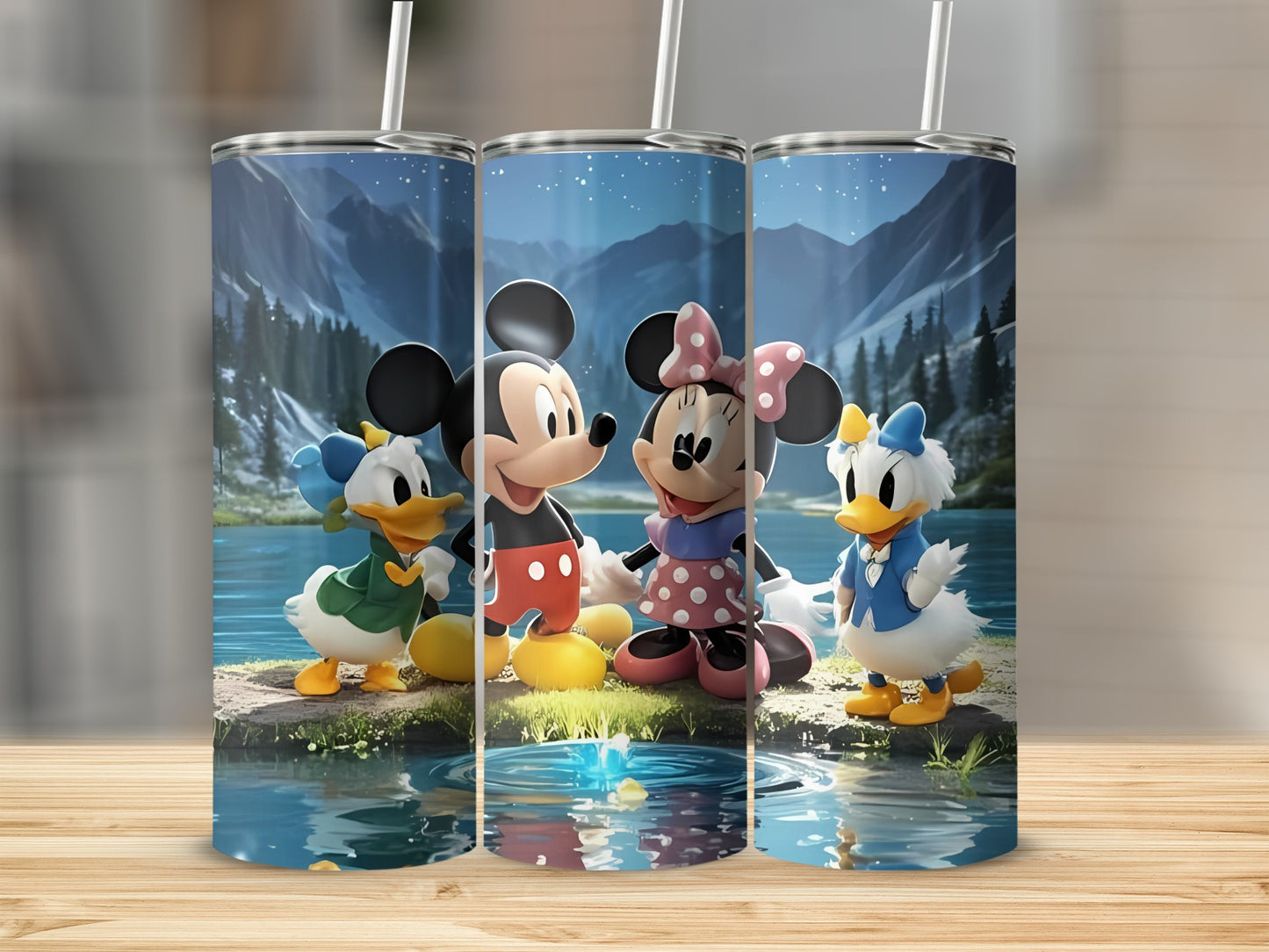 Mickey and Friends Scenic Lake Adventure Tumbler