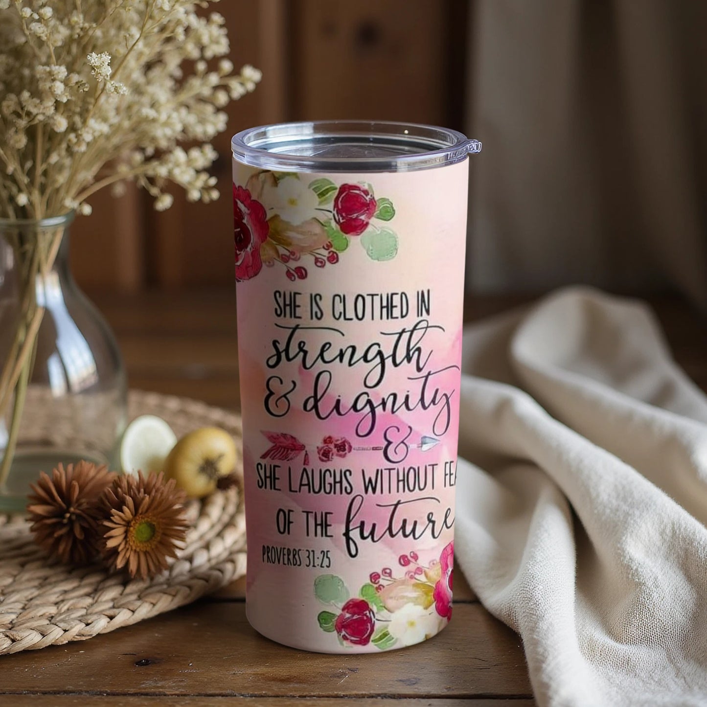 She Laughs Without Fear of the Future Tumbler