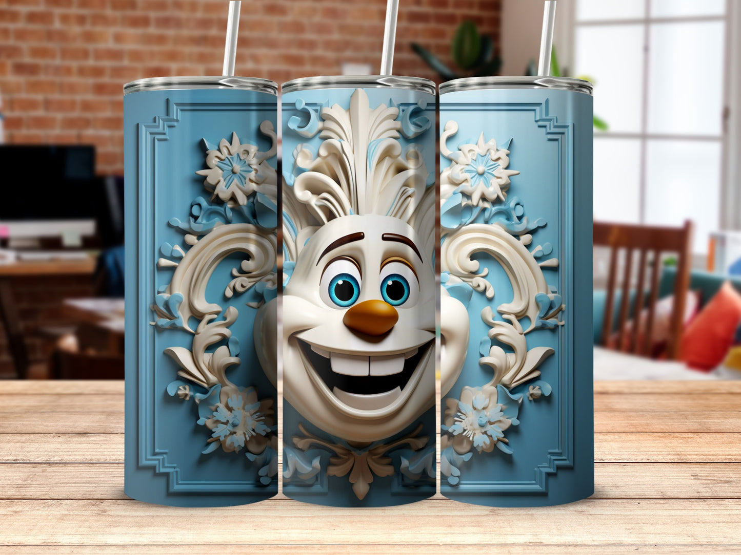 Decorative Tumbler with 3D Cartoon Character Design