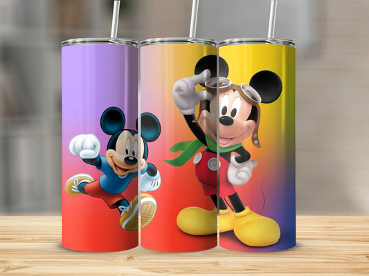 Colorful Mickey Mouse Design Tumbler Set for All Ages