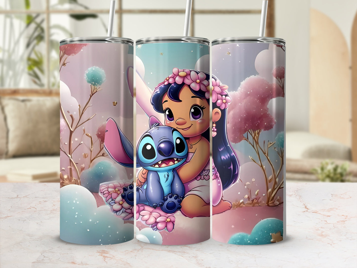 Cute Cartoon Character Design Stainless Steel Tumbler