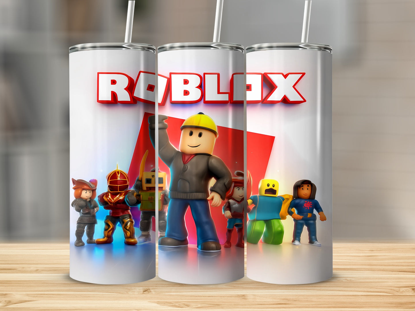 Roblox Character Design Tumbler for Kids and Fans