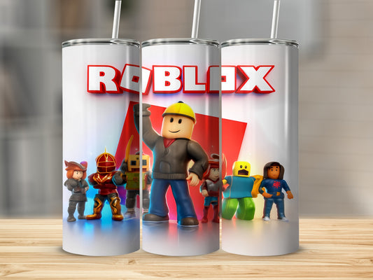 Roblox Character Design Tumbler for Kids and Fans