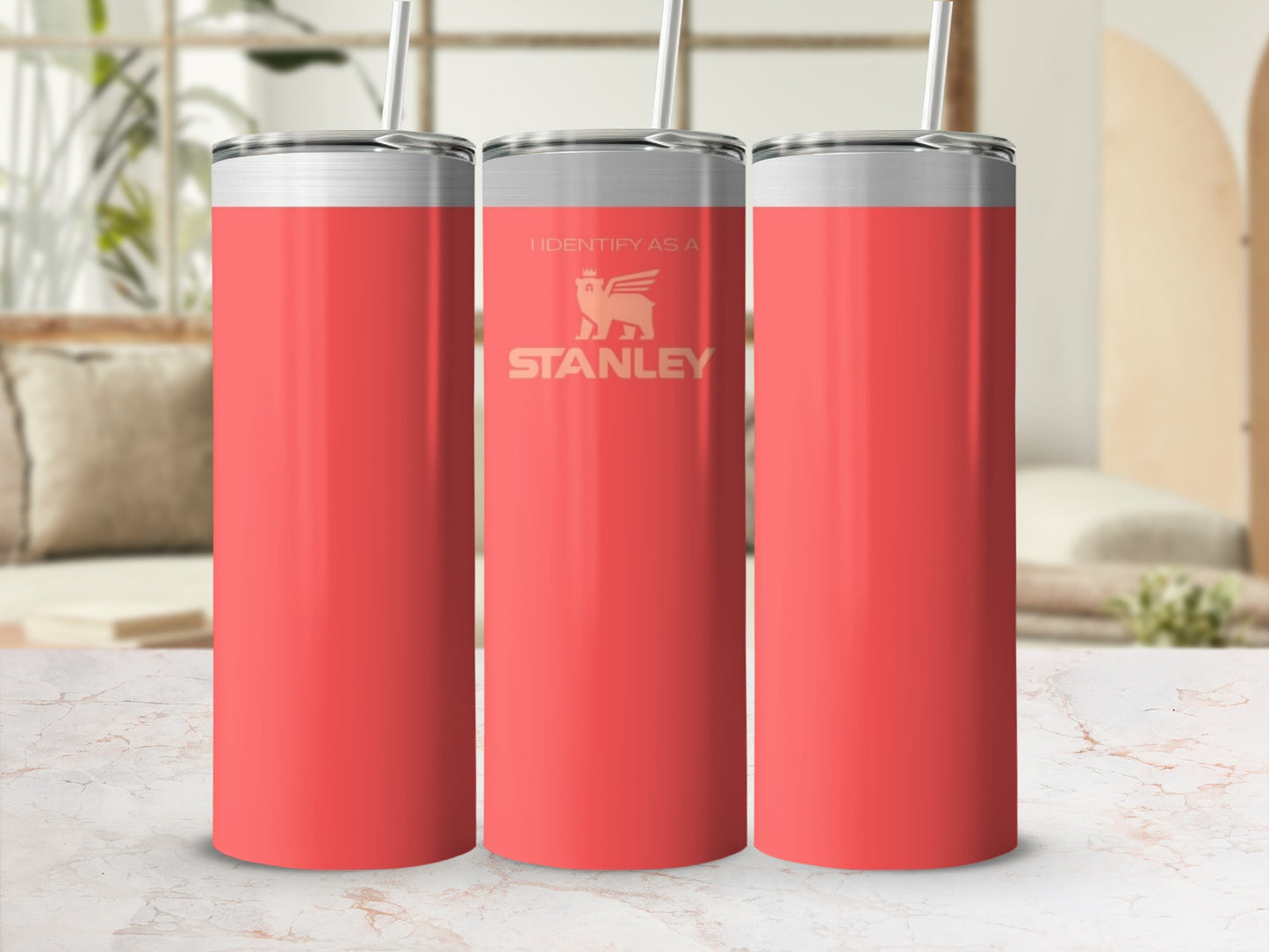Red Insulated Tumbler with Stanley Logo for Sale