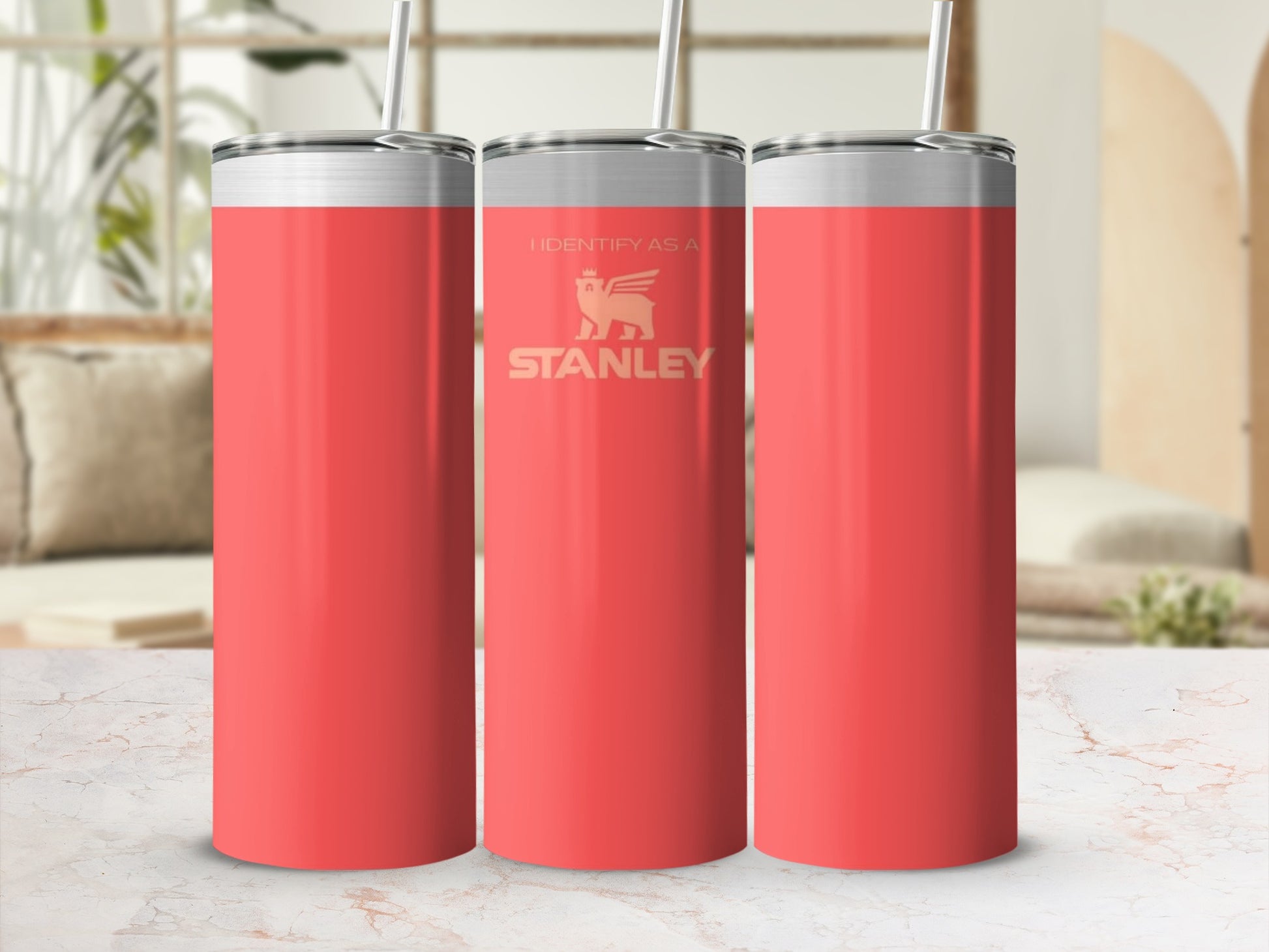 Red Insulated Tumbler with Stanley Logo for Sale