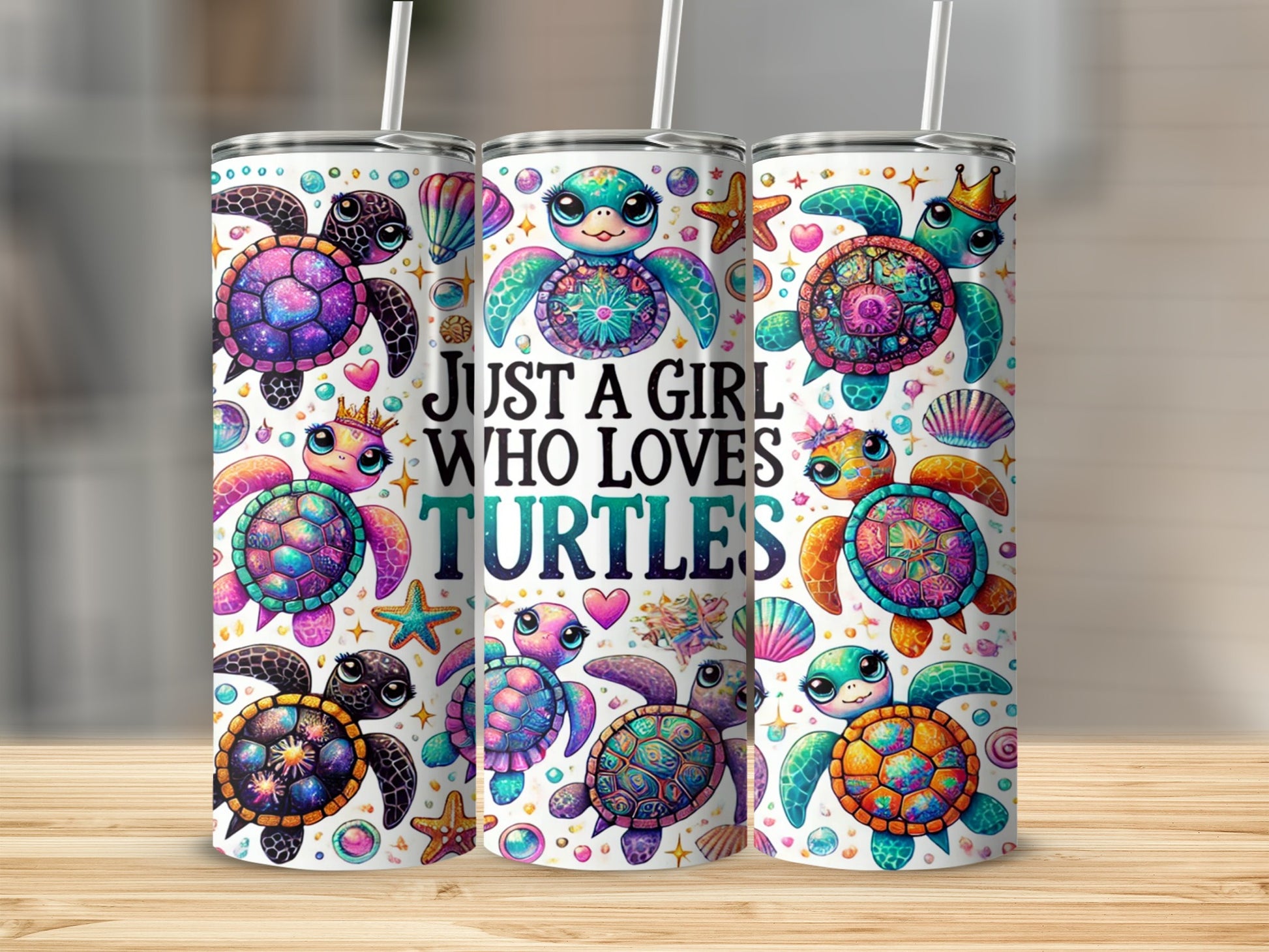 Just A Girl Who Loves Turtles Design Tumbler
