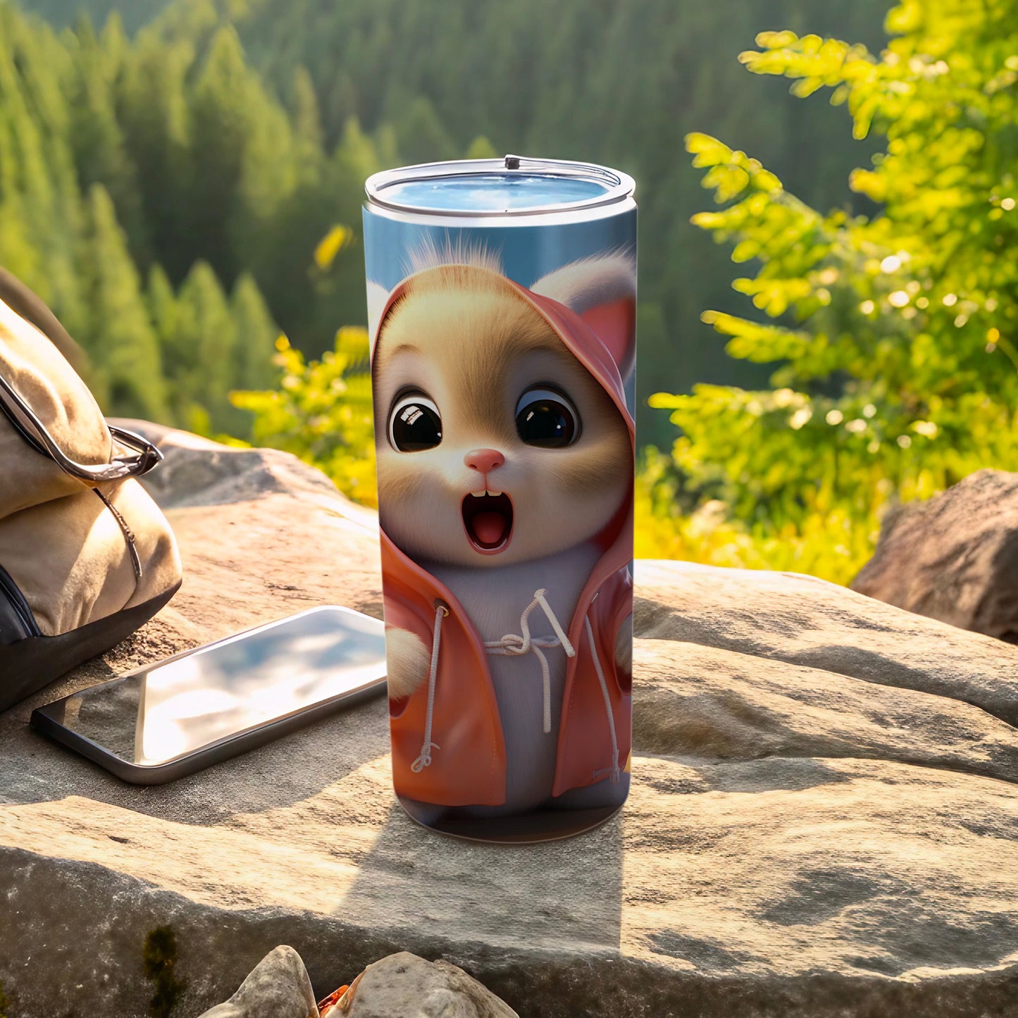 Cute Cartoon Animal Travel Beverage Tumbler Product