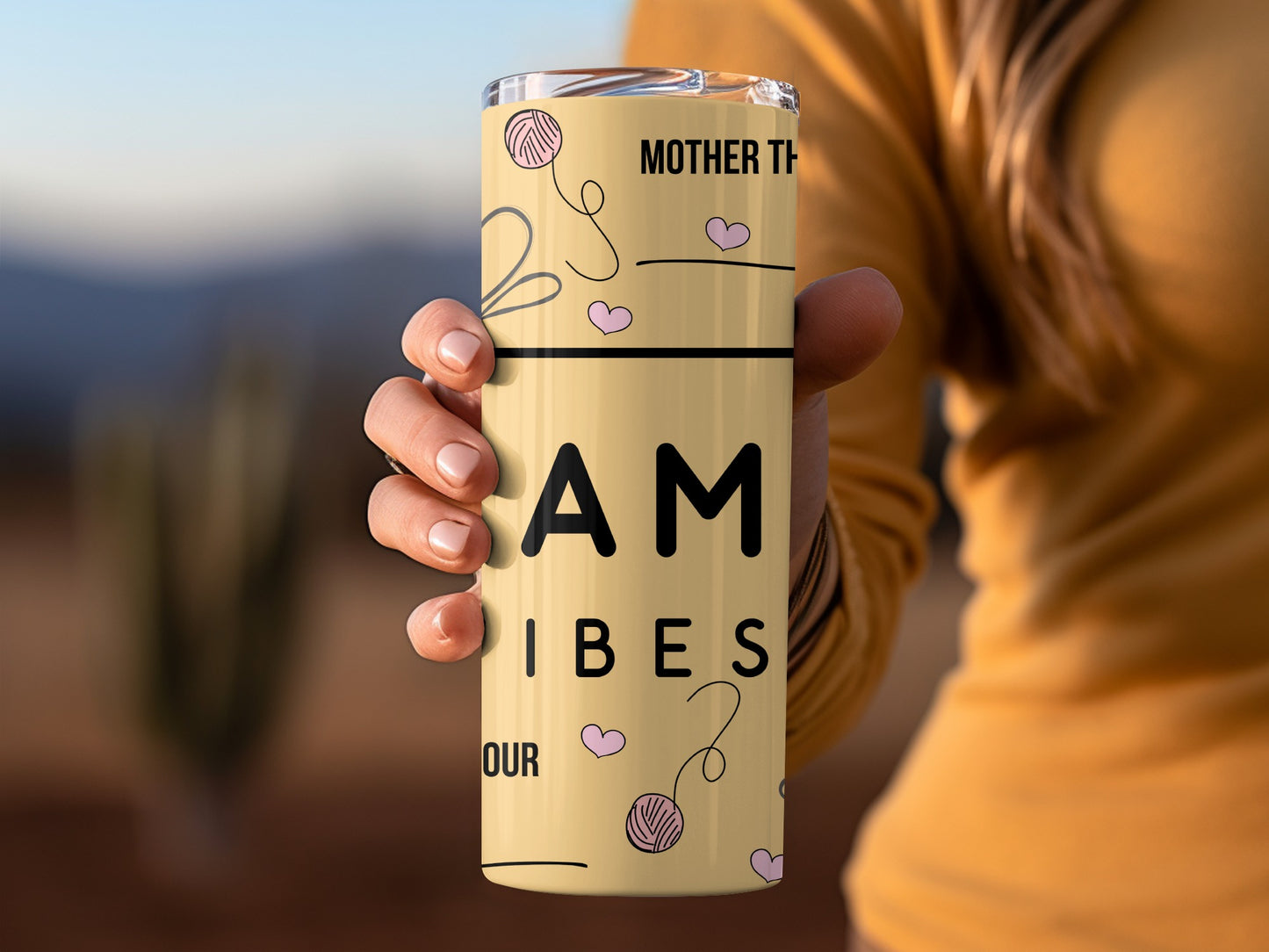 Warm Vibes Mother's Day Tumbler Cup Gift