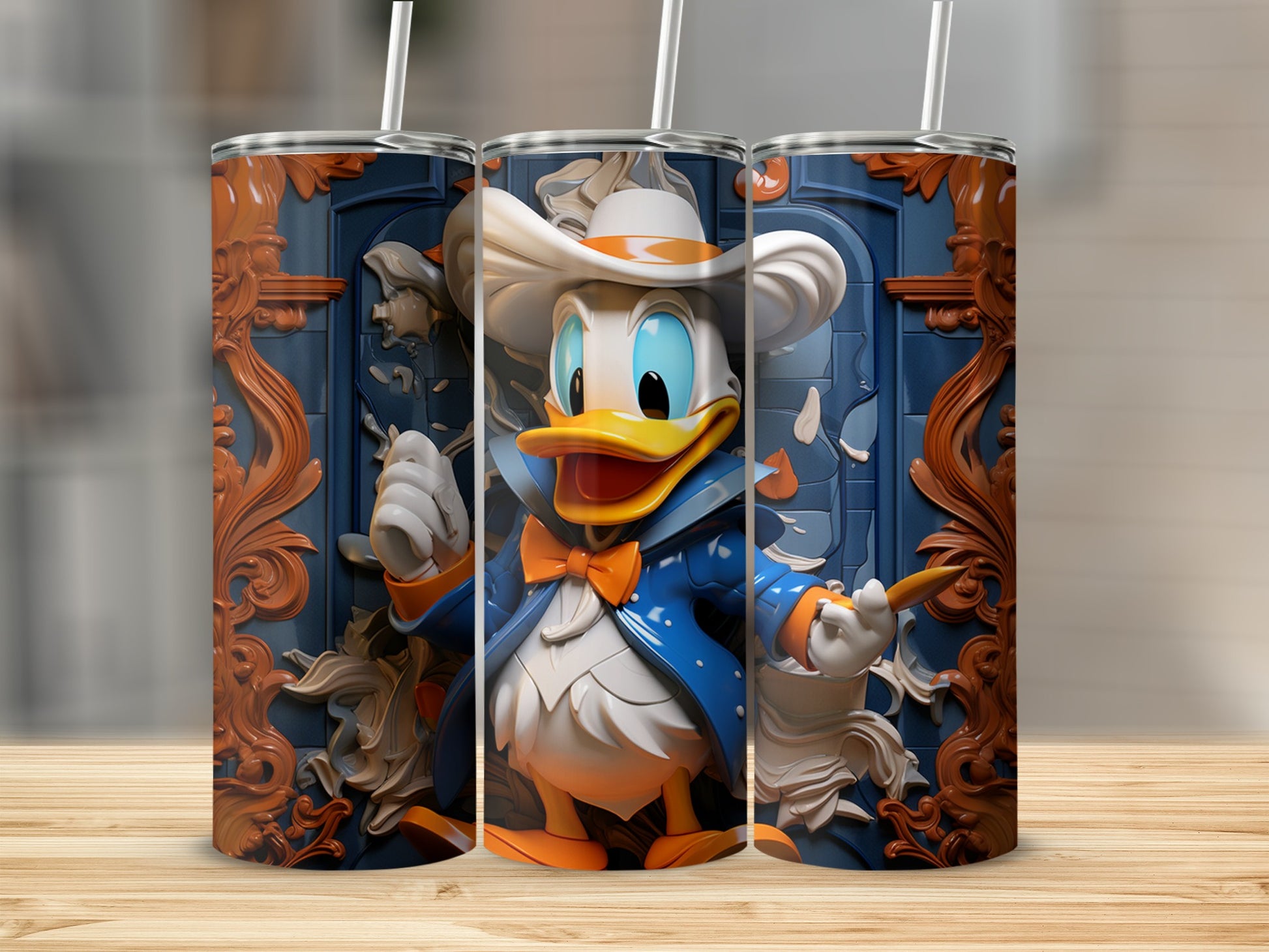 Cartoon Character Themed Drinkware with Fun Design