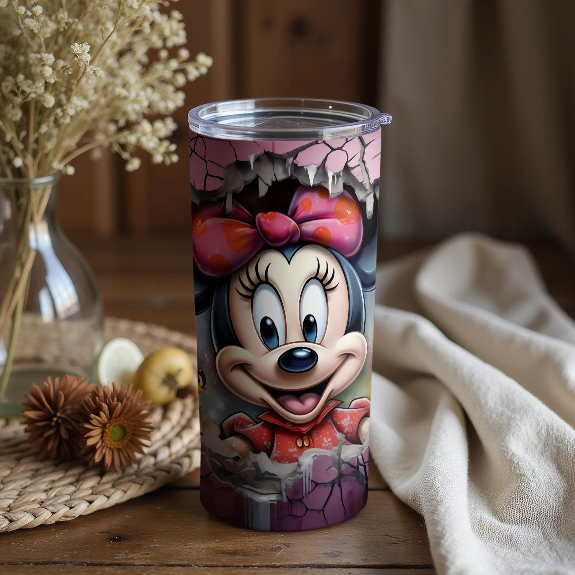 Adorable Animated Character Themed Tumbler Cup