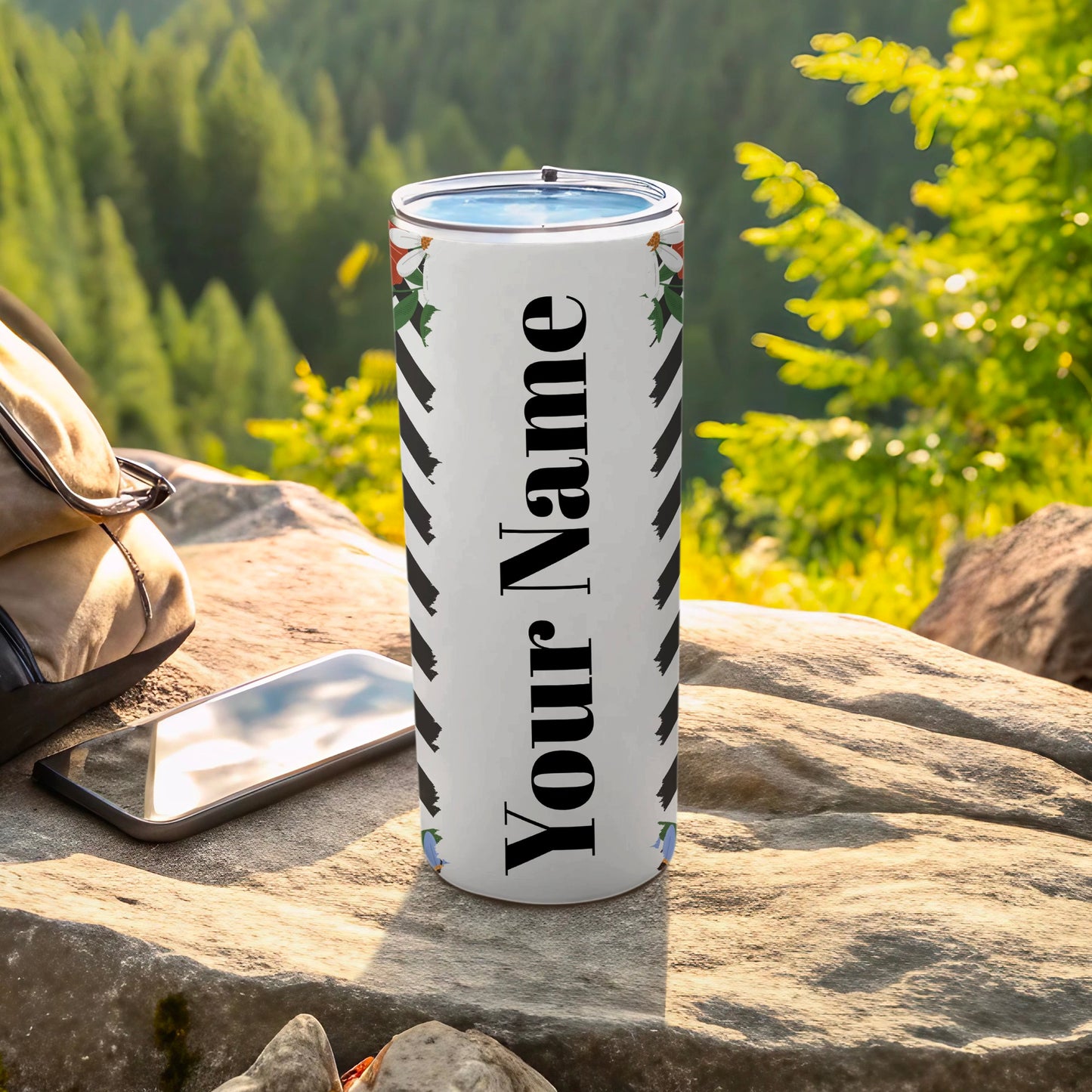Personalized Your Name Tumbler Ideal for Outdoors