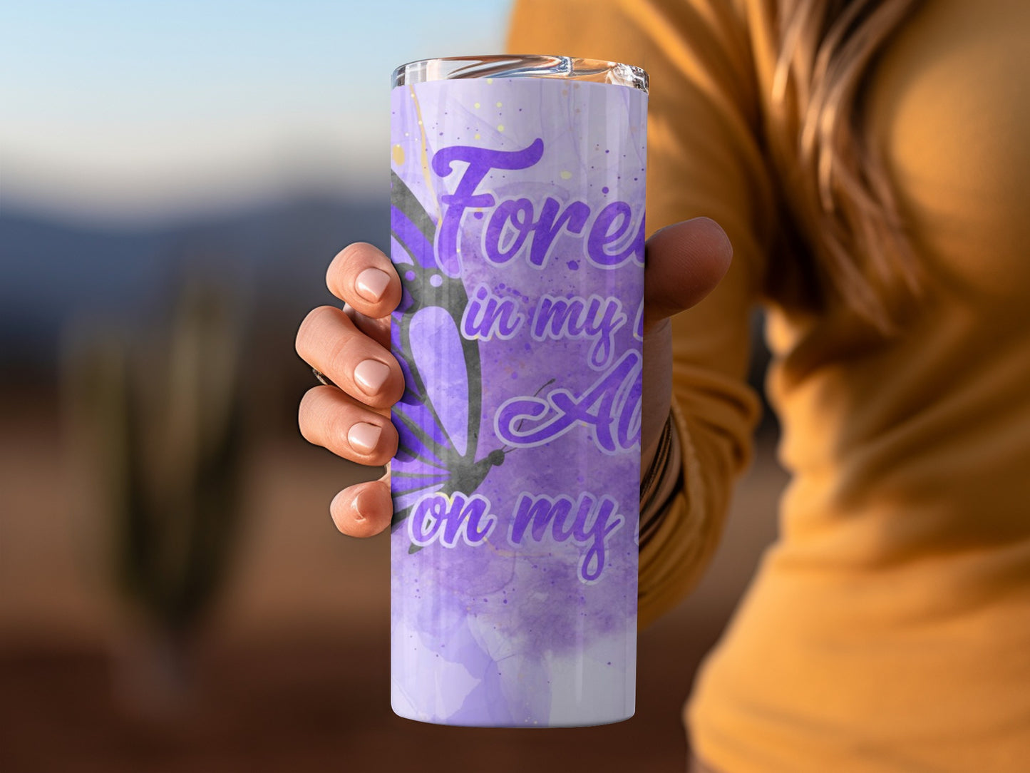 Forever in My Heart on My Mind Tumbler