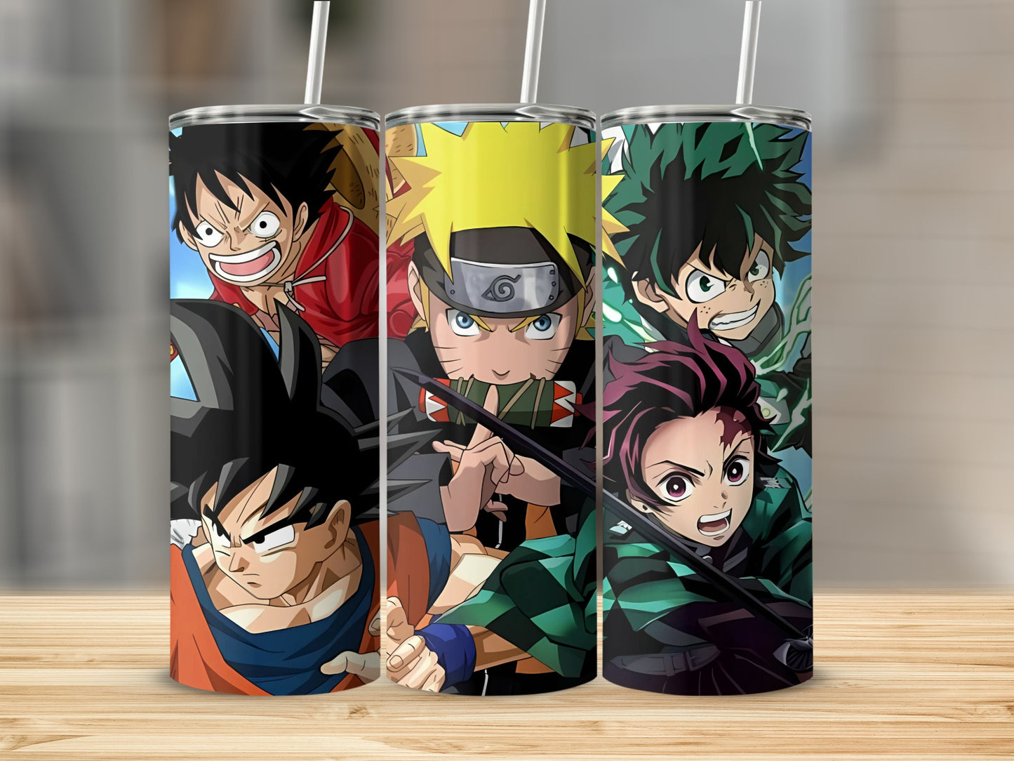 Anime Character Collage Tumbler Cup for Fans Collection
