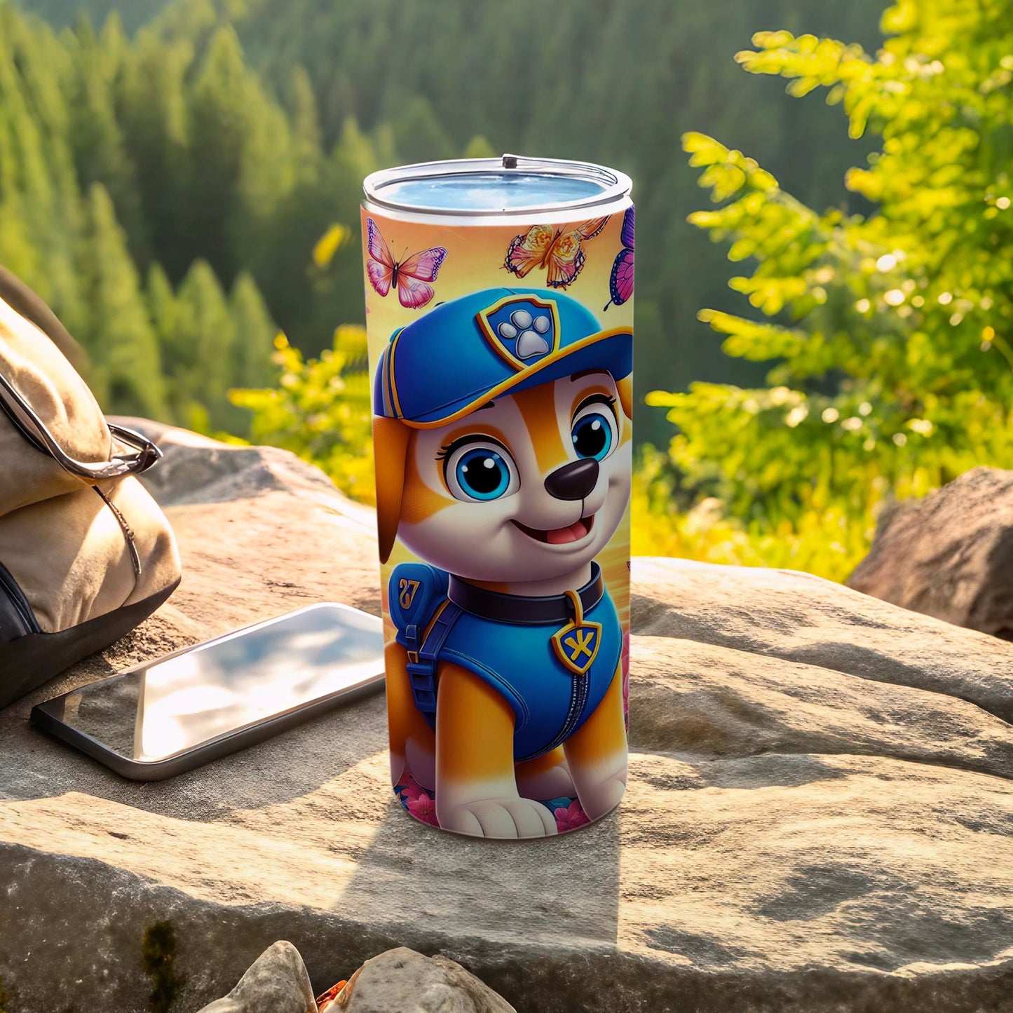 Fun Outdoor Adventure Character Tumbler for Kids