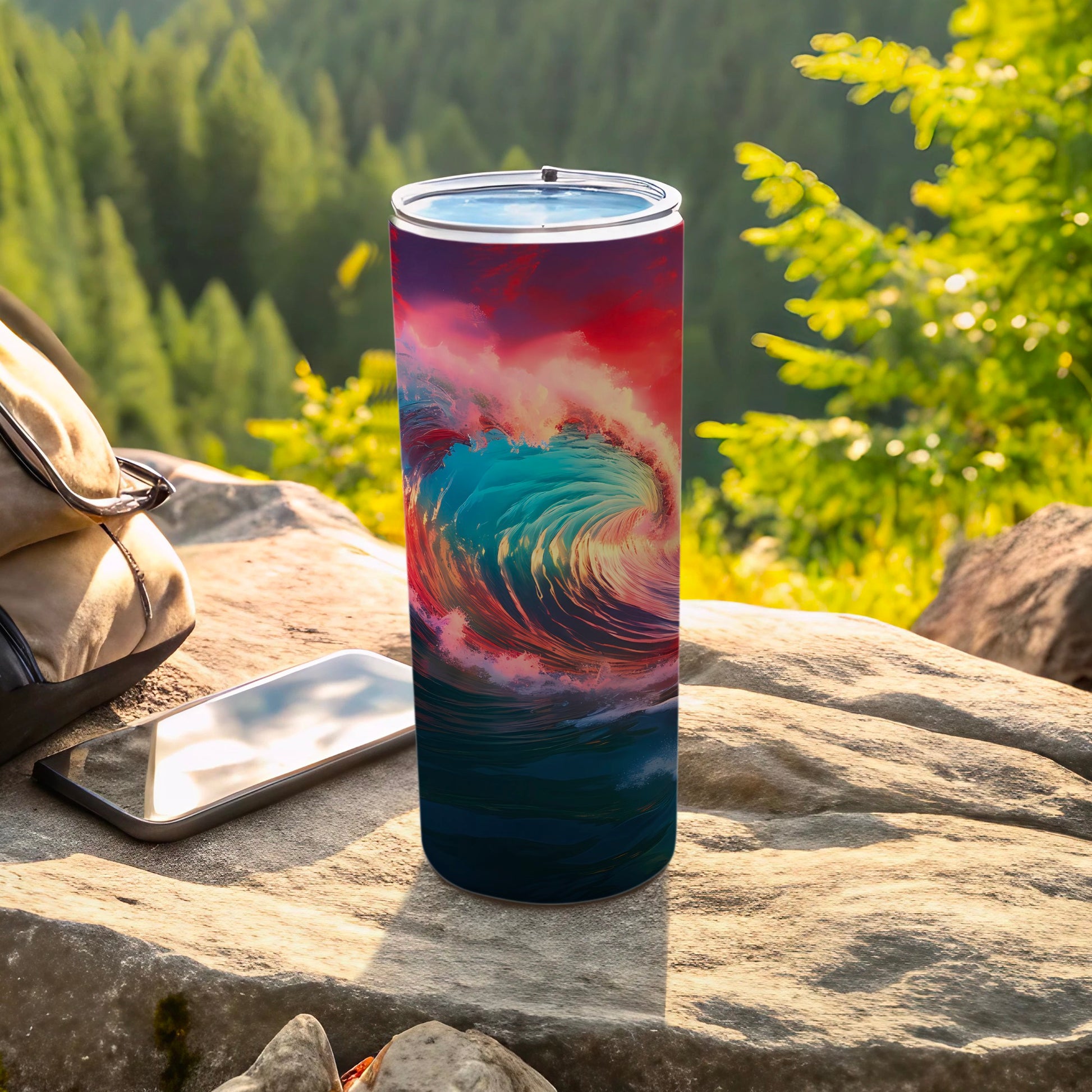 Vibrant Breaking Wave Design Beverage Tumbler product type
Tumbler
Drinkware
WaveArt
OceanWave
ColorfulDesign
VibrantColors
AbstractWave
BreakingWave
AquaBlue
RedPink
WaterDesign
SeaInspired
TravelTumbler
OutdoorGear
NatureTheme
BeverageContainer
HotColdDrink
UniqueTumbler
ArtisticPrint
GiftIdea