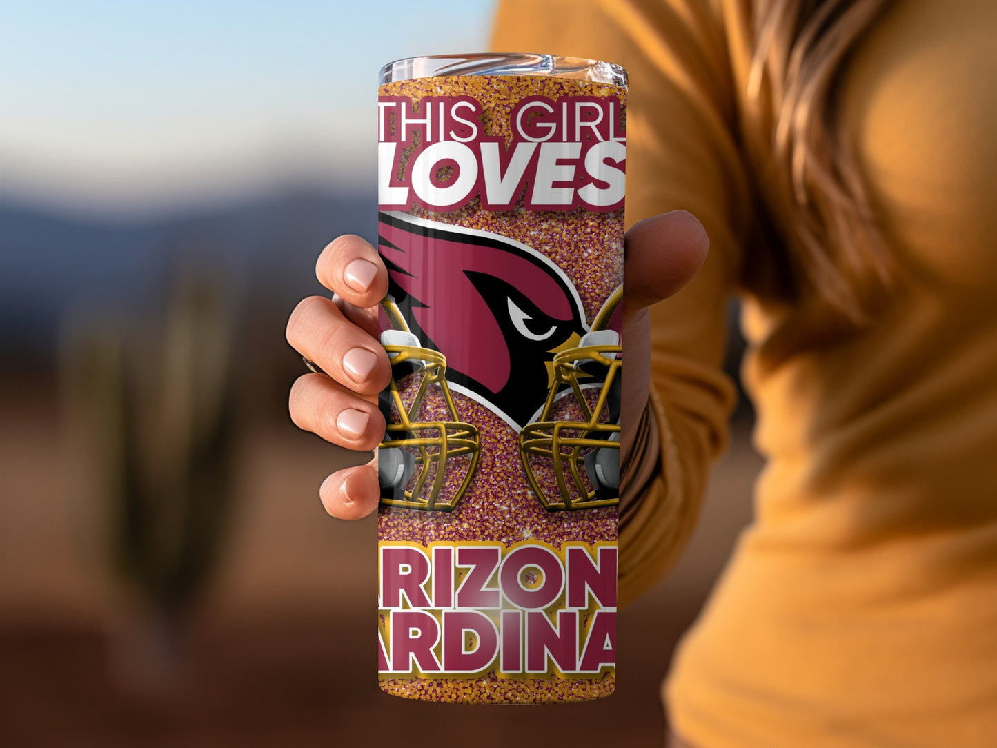 This Girl Loves Arizona Cardinals Graphic Design Tumblers