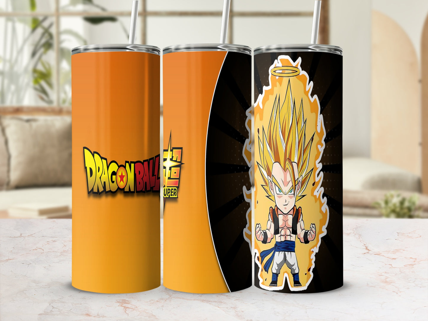 Dragon Ball Super Saiyan tumbler for anime fans