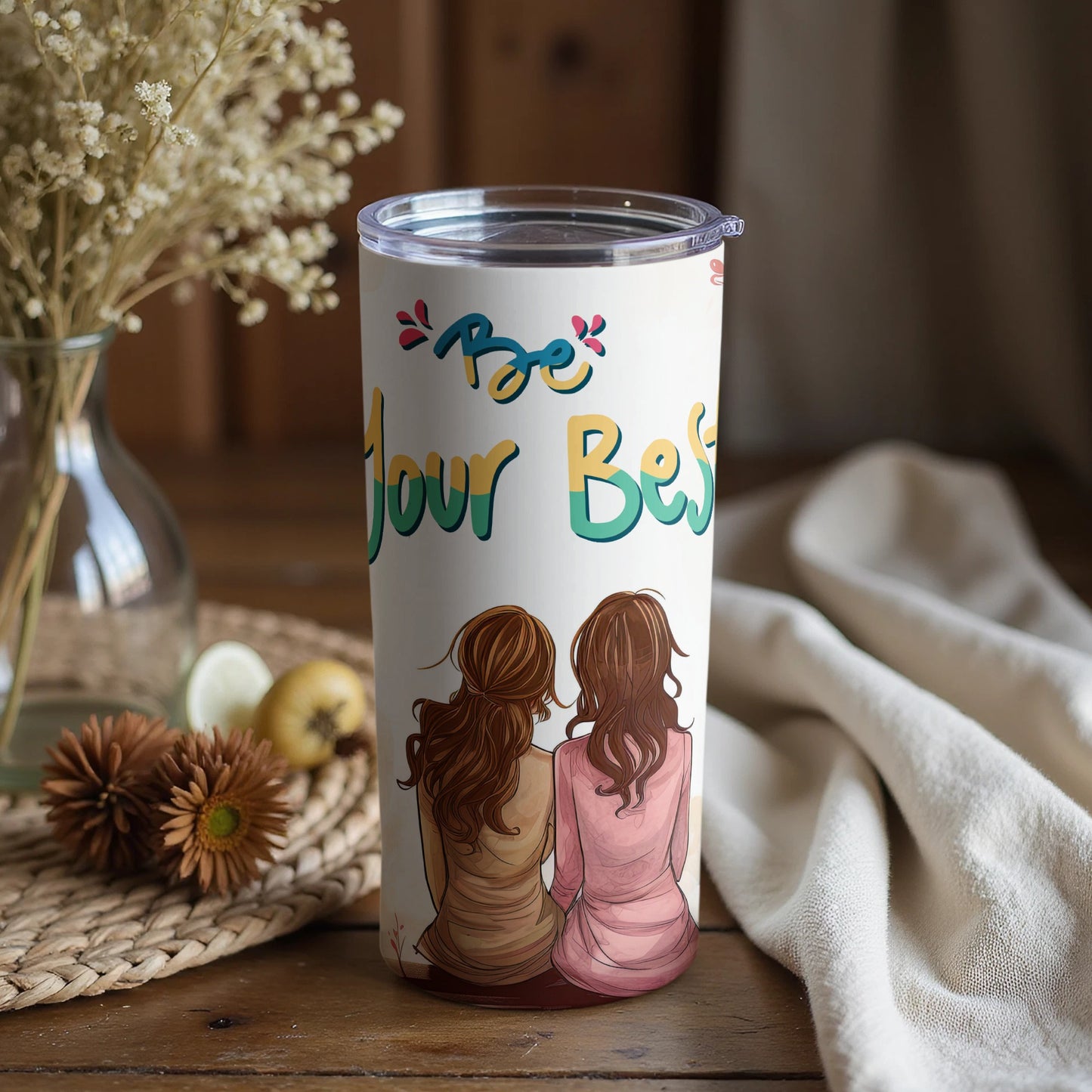 Be Your Best Inspirational Tumbler for Daily Use