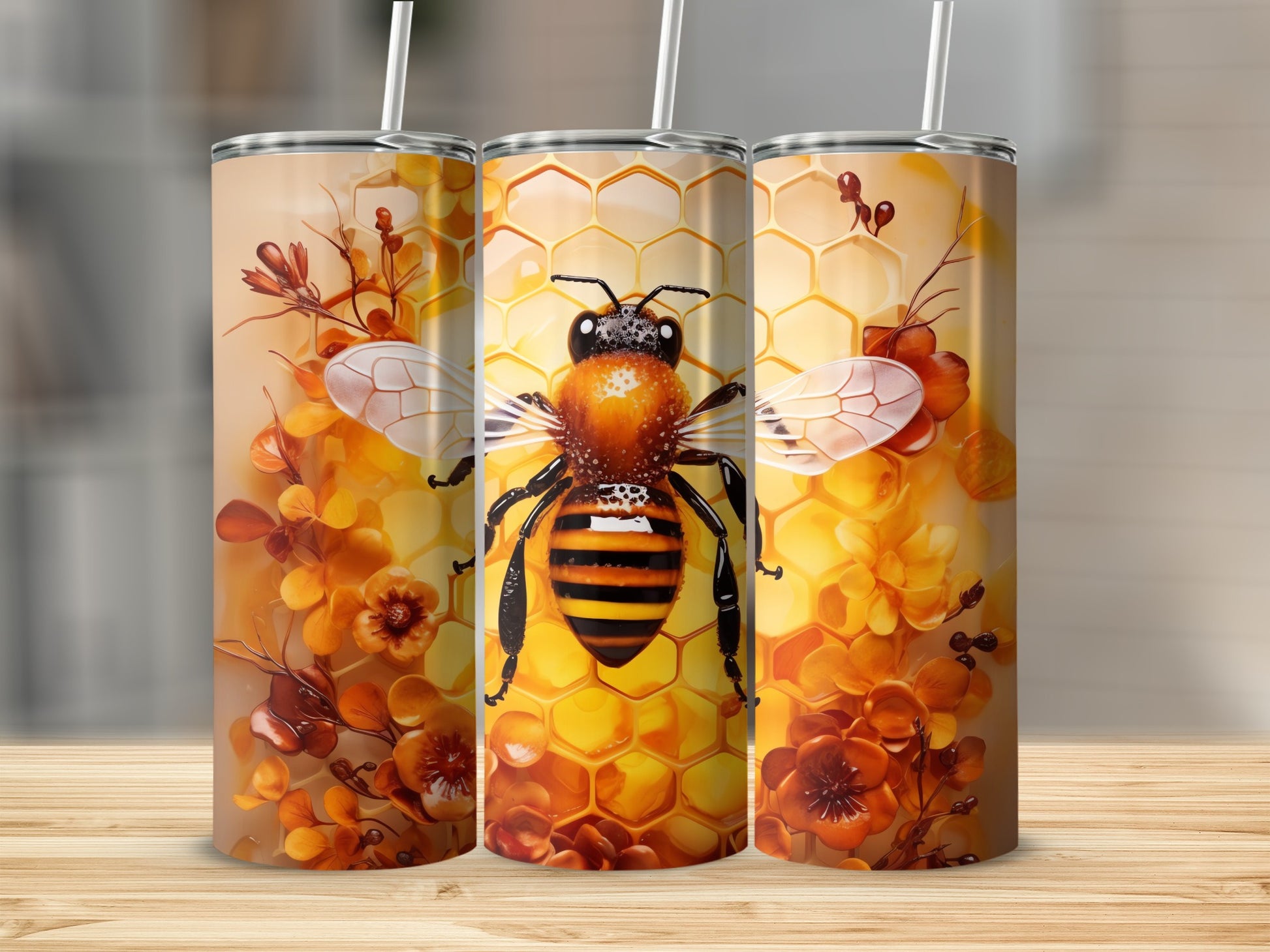 Golden Honeycomb Bee Floral Artwork Style product type
Bee
Honey Bee
Honeycomb
Floral
Flowers
Orange Flowers
Golden
Amber
Nature
Insect
Tumbler
Drinkware
Gift
Summer Design
Spring Design
Bee Lover
Honeycomb Pattern
Artistic Design
Unique Tumbler
Beautiful