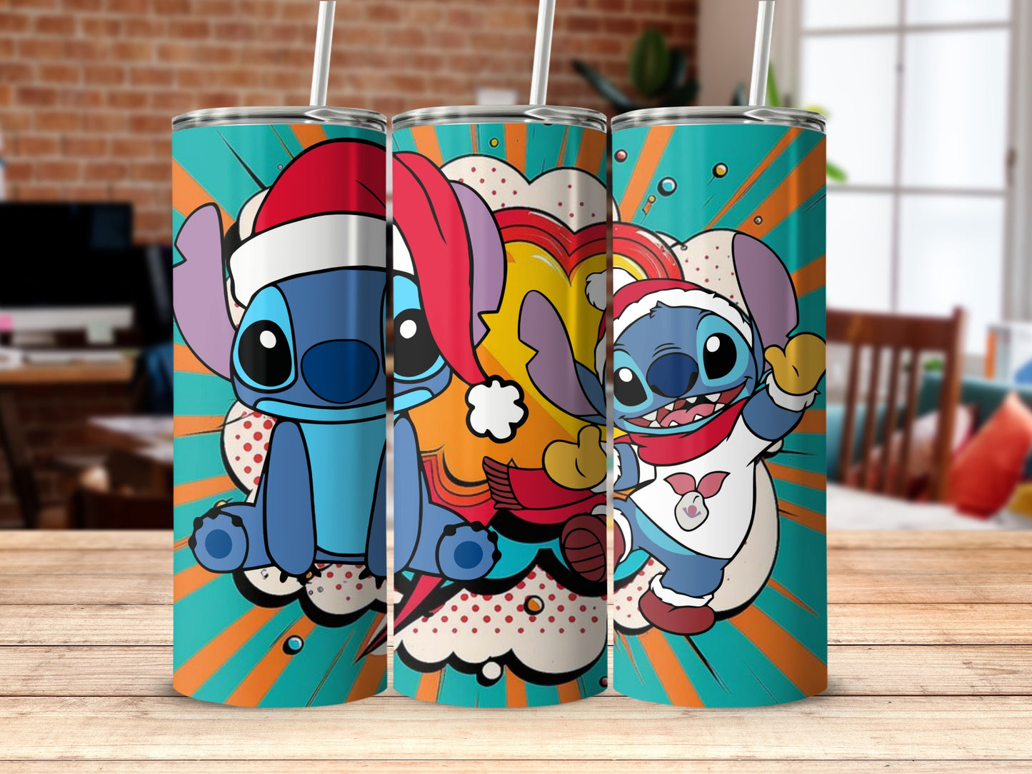 Festive Stitch Christmas Themed Tumblers Set
