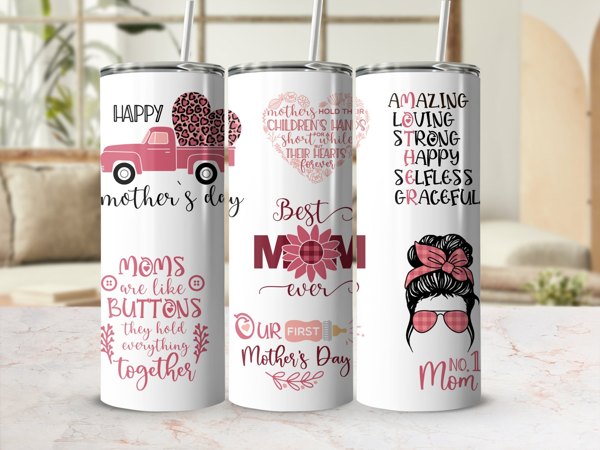 Best Mom Ever Our First Mother's Day Cup Tumblers