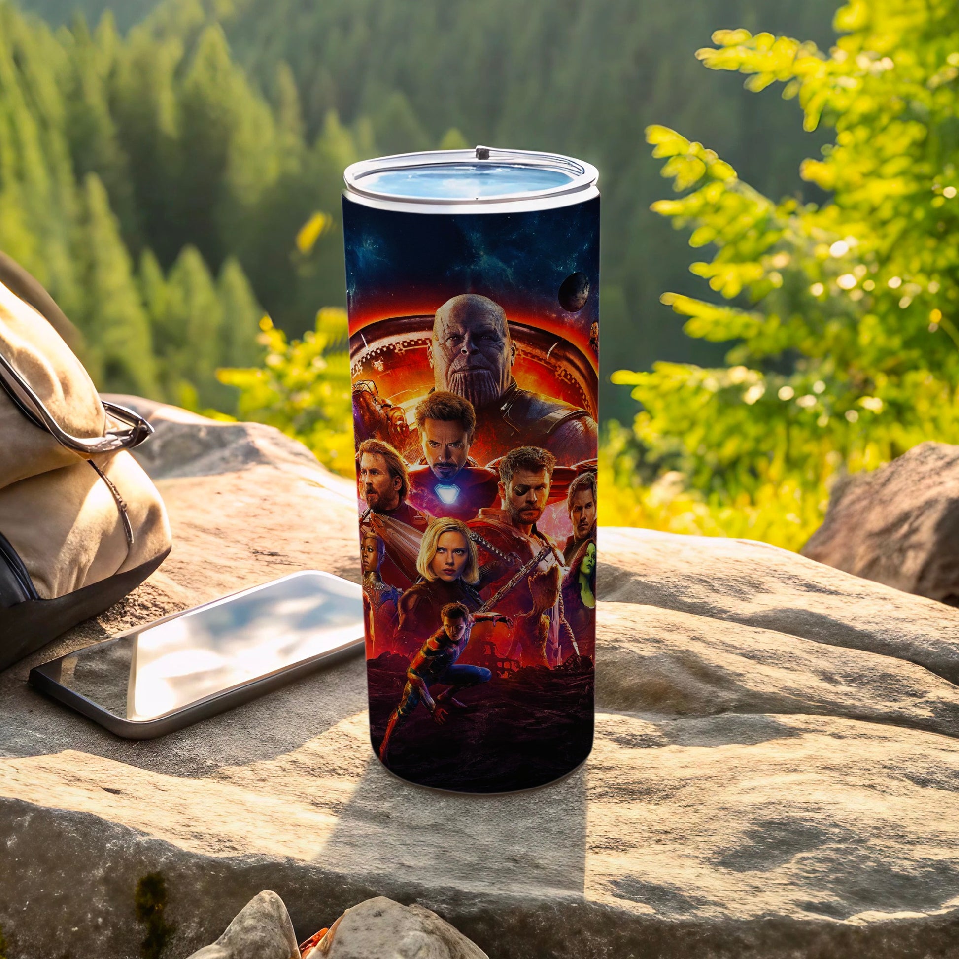 Marvel Avenger Endgame Thanos Spiderman Tumbler product type