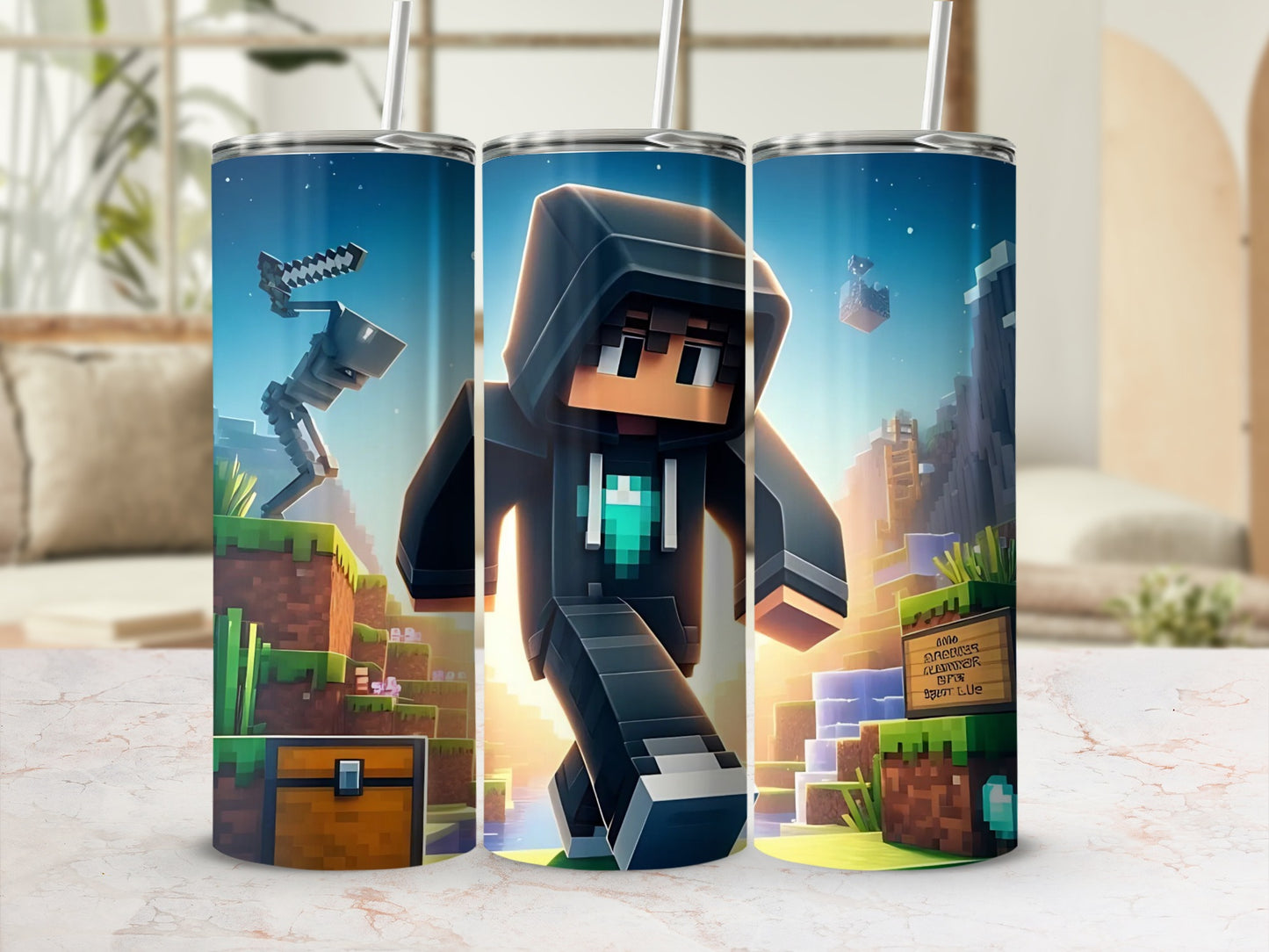 Minecraft Inspired Adventure Tumbler 20oz